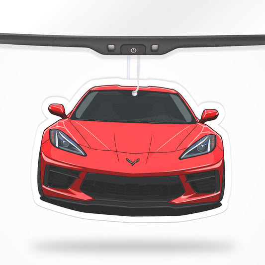 C8 Corvette Air Freshener + Vinyl Decal