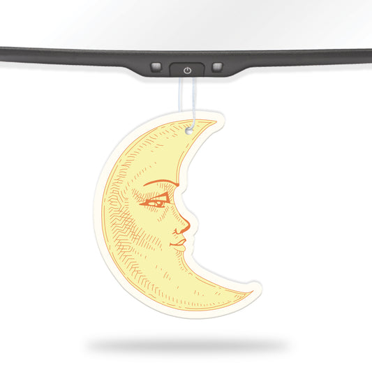 Moon Air Freshener + Vinyl Decal