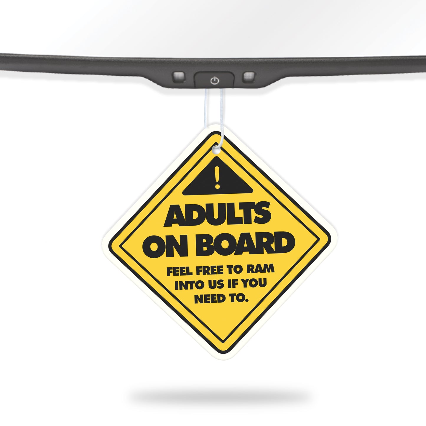 Adults on Board Air Freshener + Vinyl Decal