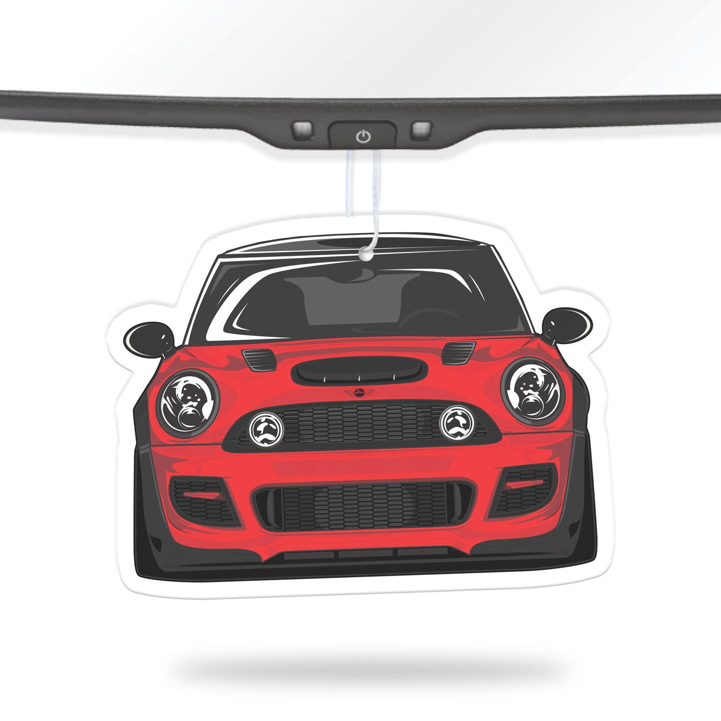 Mini Cooper Air Freshener + Vinyl Decal