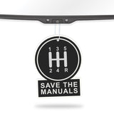Save the Manuals Air Freshener + Vinyl Decal
