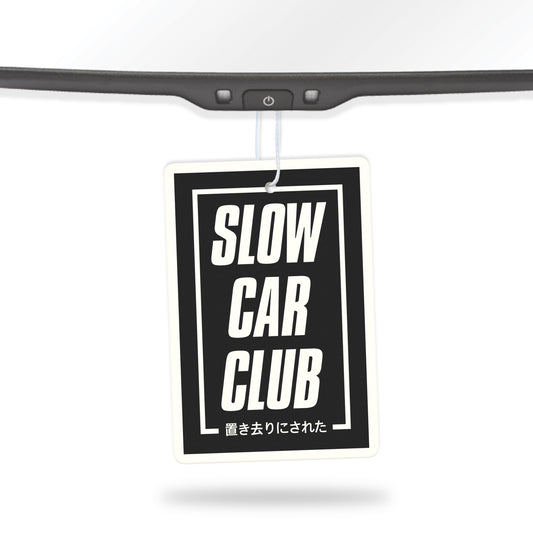 Slow Car Club Air Freshener + Vinyl Decal