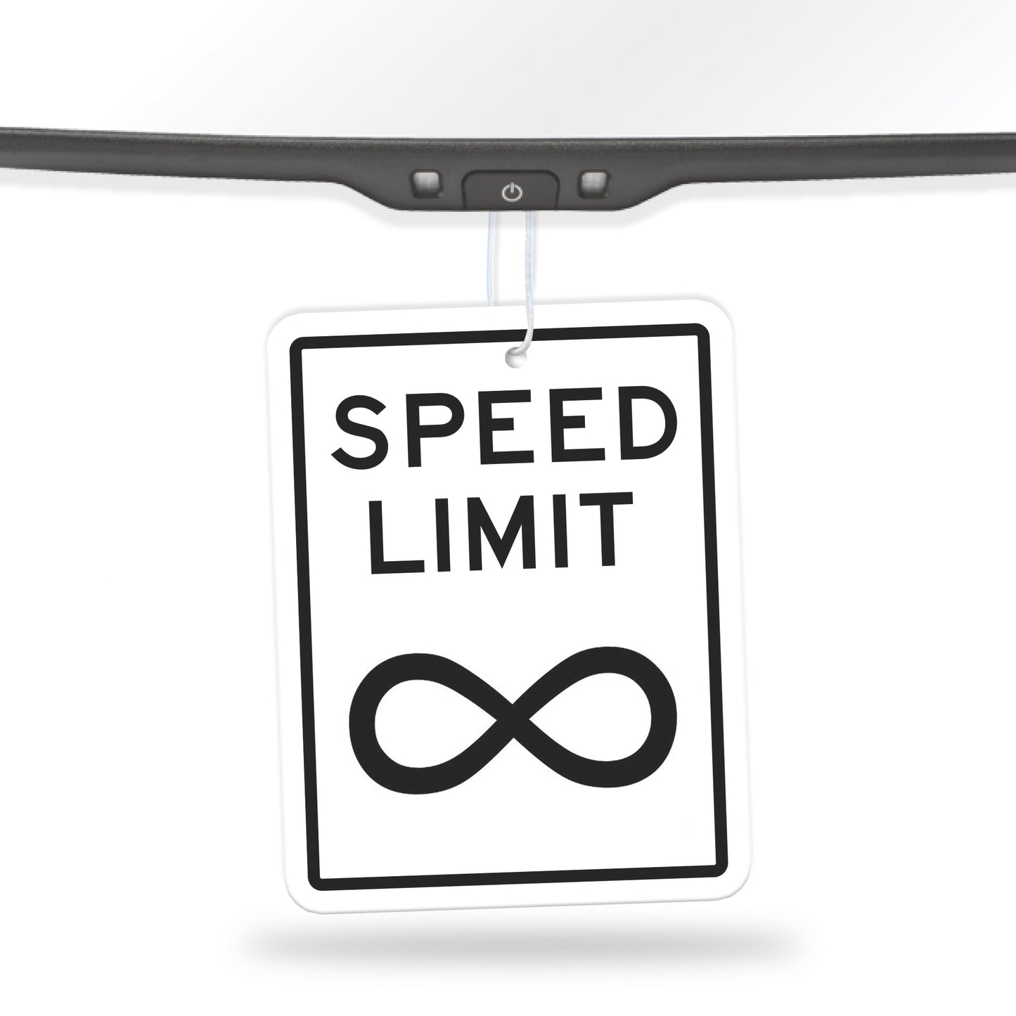 No Speed Limit Air Freshener + Vinyl Decal